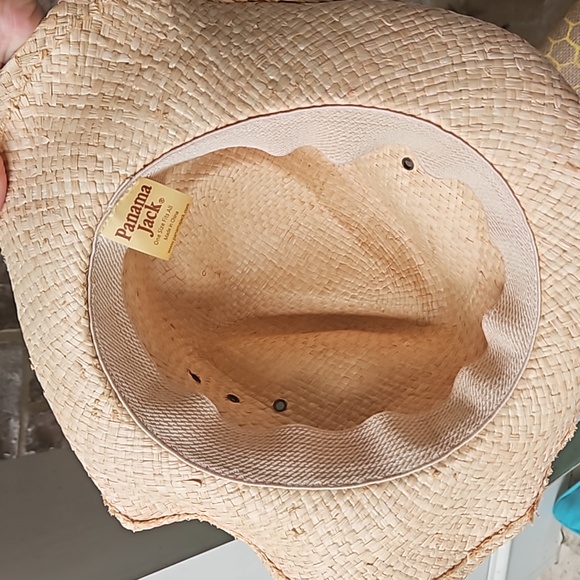 Panama Jack Seashell Straw Beaded Hat - Picture 5 of 5